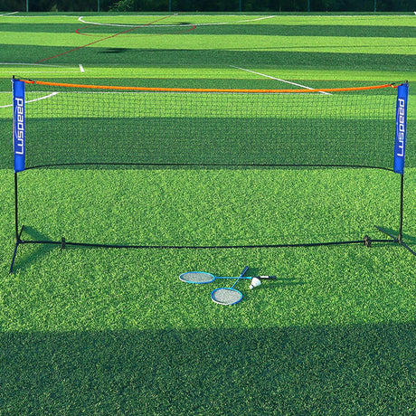 Professional Portable Foldable Badminton Net Standard 5.1m Indoor Outdoor White