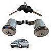 Peugeot 107 Citroen C1 Toyota Aygo Compatible Door Electric Key Set 2005-2014