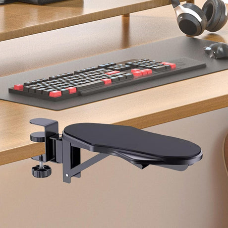 Ergonomic Computer Desk Armrest with Folding, Rotating Design and Elbow Support for Home Office