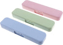 Portable Cutlery Set, 3-Piece Camping Travel Cutlery Box, Multicolor