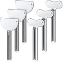 Stainless Steel Toothpaste Tube Clips 6 pcs Metal Toothpaste Tube Clip