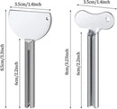 Stainless Steel Toothpaste Tube Clips 6 pcs Metal Toothpaste Tube Clip