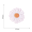 12 Pieces Sunflower Floral Embroidered Iron-on Sew-on Fabric Patches for Clothes Jeans Hats Backpacks