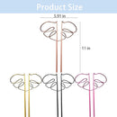 Monstera-Shaped Reusable Sturdy Alloy Plant Support for Indoor and Outdoor Plants Compatible with Flow