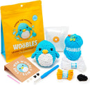 Woobles crochet set for beginners penguin compatible with Shark Tank