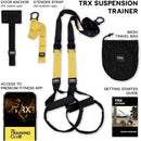 TRX All-in-One Suspension Trainer Home Gym System with TRX Training Club Access Compatibility WELLNGS