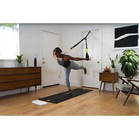 TRX All-in-One Suspension Trainer Home Gym System with TRX Training Club Access Compatibility WELLNGS