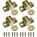 4 pcs Cabinet Door Magnets with Washers and Screws - Magnetic Door Lock \u0026 Closer for Wardrobe Cupboard Furniture
