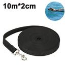 Dog Training Leash with 10m Length and 2m Max Extension for Small Medium Dogs Compatible with Camping Black Color