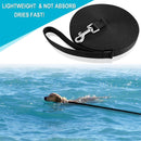 Dog Training Leash with 10m Length and 2m Max Extension for Small Medium Dogs Compatible with Camping Black Color