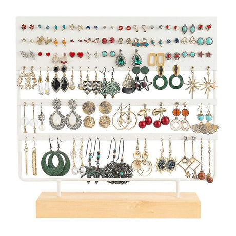 Earring Display Stand Holder Compatible with Ear Jewelry Organizer 6 Hooks