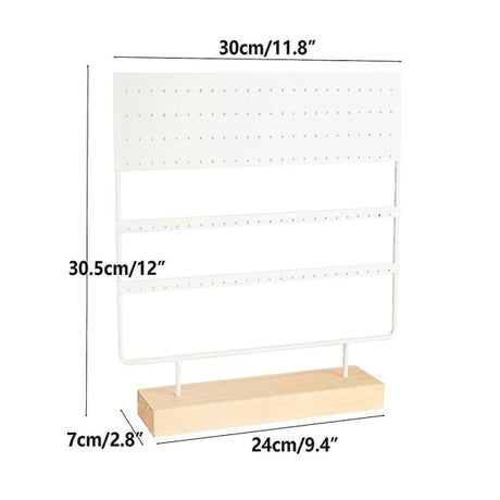 Earring Display Stand Holder Compatible with Ear Jewelry Organizer 6 Hooks