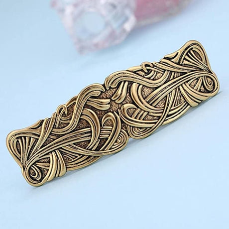Vintage Celtic Hair Clip with Medieval Viking Design Hair Accessories