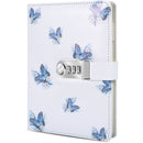Creative Password Journal A5 with Combination Lock, PU Leather Diary Locking Notebook for Time Book, Compatible with Style 1