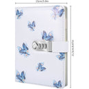 Creative Password Journal A5 with Combination Lock, PU Leather Diary Locking Notebook for Time Book, Compatible with Style 1