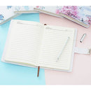 Creative Password Journal A5 with Combination Lock, PU Leather Diary Locking Notebook for Time Book, Compatible with Style 1