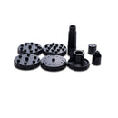 Solar Fountain 16cm Black, Compatible with Solar Cell, Water Fountain for Garden, Low Price Promotion