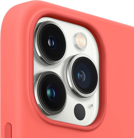 Apple Silicone Case for iPhone 13 Pro MagSafe Compatible Pomelo Pink