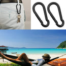 20 pcs Small Aluminum Carabiners D-ring Clips max