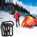 20 pcs Small Aluminum Carabiners D-ring Clips max