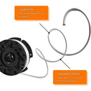 Black \u0026 Decker Trimmer Spool Replacement, 8 Spools with 2 Covers and 2 Springs, Compatible with PA_max 22-23