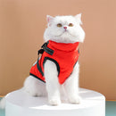 Waterproof Dog Winter Jacket with Harness Zipper Fleece Pink XL