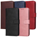 Samsung S25 Ultra PU Leather Wallet Case Blue Compatible with Samsung Multiple Colors