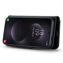Magnetic Wallet for Samsung Galaxy S25 Edge Black Case 2-in-1 with Card Holder