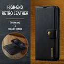 Magnetic Wallet for Samsung Galaxy S25 Edge Black Case 2-in-1 with Card Holder