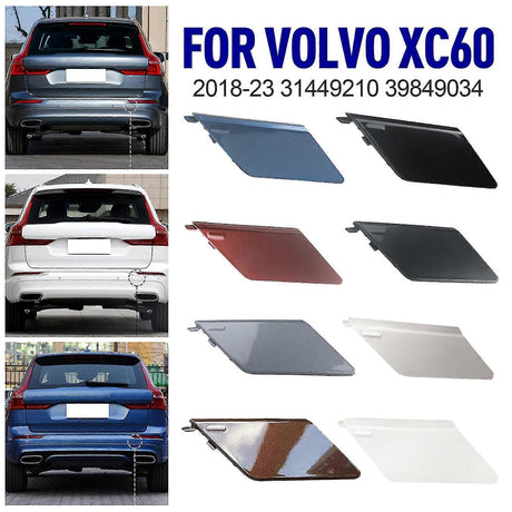 Volvo XC60 2018-2023 Towbar Cover Maple Brown ABS OEM Fit Replacement Rear Bumper Compatible