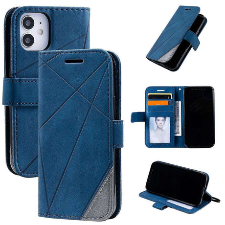 Magnetic Folio Case with Card Holder Compatible with iPhone 11 Leather Case Perfect Blue-max Blue