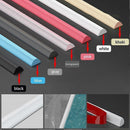 Shower Water Barrier 200cm Bendable Perfect Black Compatible with Various Brands