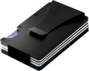 Metal Wallet Credit Card Holder with Storage Pouch