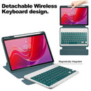Lenovo Tab M11 Xiaoxin Pad 11 2024 Tablet Cover with Bluetooth Keyboard Stand PU Acrylic Case Compatible with Lenovo Multicolor Style C