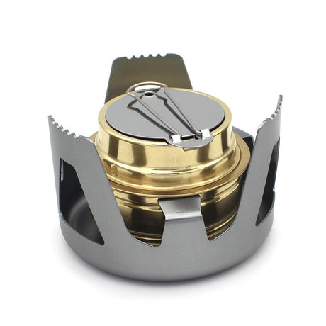 Alcohol Burner for Emergency Kitchen 2-Pack 400ml Compatible with Camping Stoves