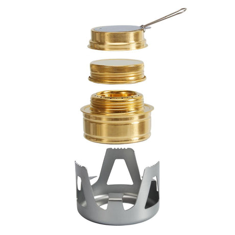 Alcohol Burner for Emergency Kitchen 2-Pack 400ml Compatible with Camping Stoves