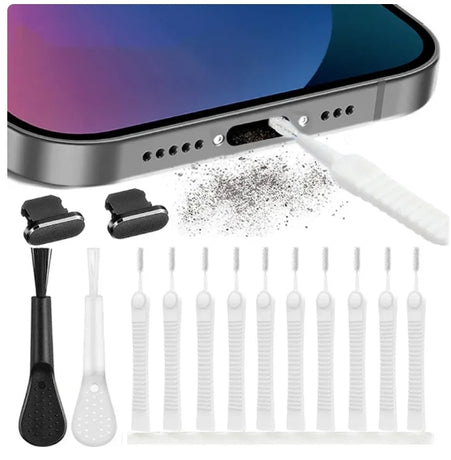 iPhone Charging Port Dust Plug Cleaning Kit Compatible with iPhone Models