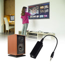 Ground Loop Noise Isolator 3.5mm Audio Cable Eliminates Hum Buzz for Car Stereo Home Speaker