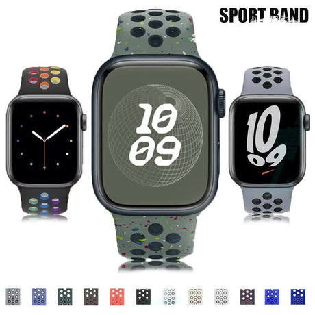 Apple Watch Band Compatible with Ultra 2, Series 9/8/7/6/5/4/3/SE, 45mm 49mm 44mm 40mm 41mm 42mm, Black Pink, 15 Pack