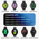 Compatible with Samsung Galaxy Watch 4 5 6 Pro Classic 20mm Strap Black Nylon Band 40mm 43mm 44mm 45mm 47mm