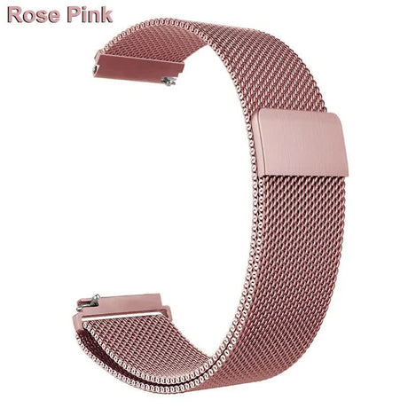 Fitbit Versa 2 3 4 Lite Sense Band Replacement Magnetic Milanese Bracelet Rose Pink Watch Strap