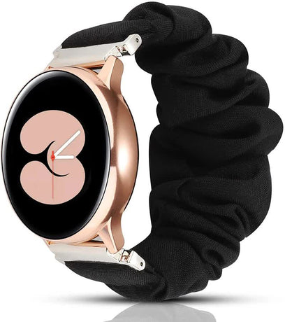 Samsung Galaxy Watch Band 40mm 44mm 42mm Classic Scrunchies Bracelet Black Compatible with Galaxy Watch 4 6