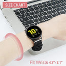Samsung Galaxy Watch Band 40mm 44mm 42mm Classic Scrunchies Bracelet Black Compatible with Galaxy Watch 4 6
