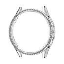 Samsung Galaxy Watch 6 5 4 40mm 44mm Case PC Clear Bumper with Diamond Coating for Single Row Shiny Protection