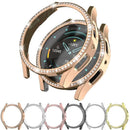 Samsung Galaxy Watch 6 5 4 40mm 44mm Case PC Clear Bumper with Diamond Coating for Single Row Shiny Protection