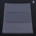 3-Compartment Loose Leaf Banknote Album Page Holder 80x177mm for Collectors 10 pcs/1 pc