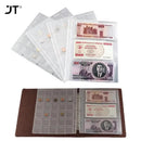 3-Compartment Loose Leaf Banknote Album Page Holder 80x177mm for Collectors 10 pcs/1 pc