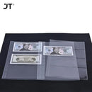 3-Compartment Loose Leaf Banknote Album Page Holder 80x177mm for Collectors 10 pcs/1 pc