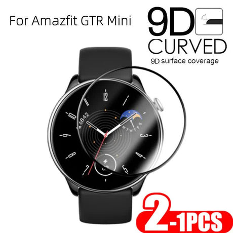 Amazfit GTR 4 3 2 Pro 2E Mini GTR3 Screen Protector Compatible with Amazfit GTR Full Cover Protective Film 1-2 Pieces