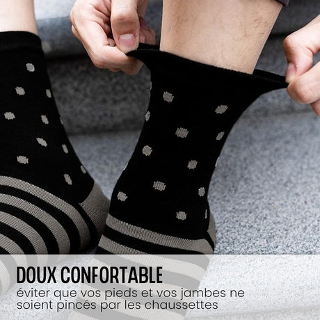 Men's Sports Five Finger Socks with Split Toe Design